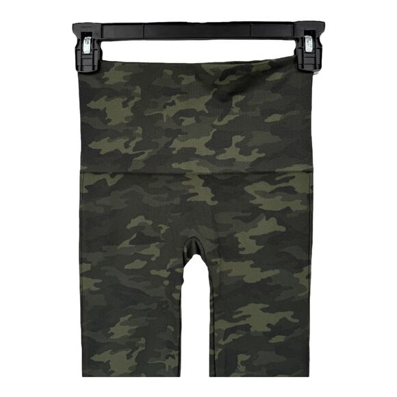 Spanx leggings Look At Me Now Seamless cropped camo green size Small S - Picture 2 of 4